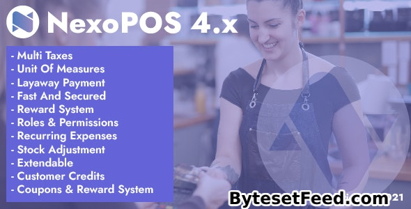 NexoPOS 4.8.20 - POS, CRM & Inventory Manager