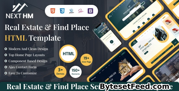 NextHM – Real Estate & Find Place Service HTML Template