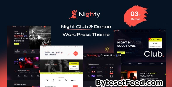 Nighty v1.0.4 - Night Club WordPress Theme