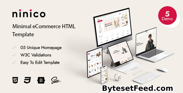 Ninico - Minimal eCommerce HTML5 Template