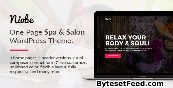 Niobe v1.2.5 - Spa & Salon WordPress Theme