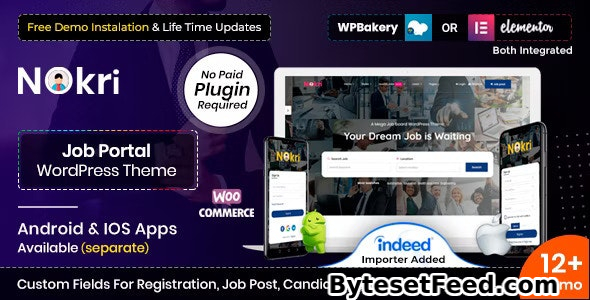 Nokri v1.5.9 - Job Board WordPress Theme