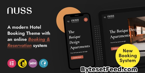 Nuss v1.1.8 - Hotel Booking WordPress