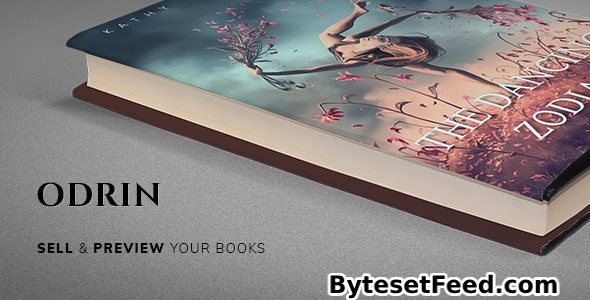 Odrin v1.4.1 - Book Selling WordPress Theme for Writers