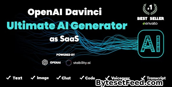 OpenAI Davinci v3.7 - AI Writing Assistant and Content Creator as SaaS - nulled