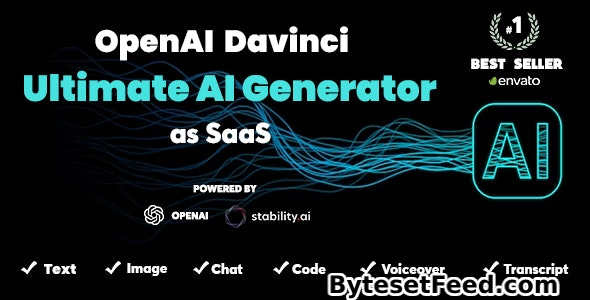 OpenAI Davinci v3.8 - AI Writing Assistant and Content Creator as SaaS - nulled