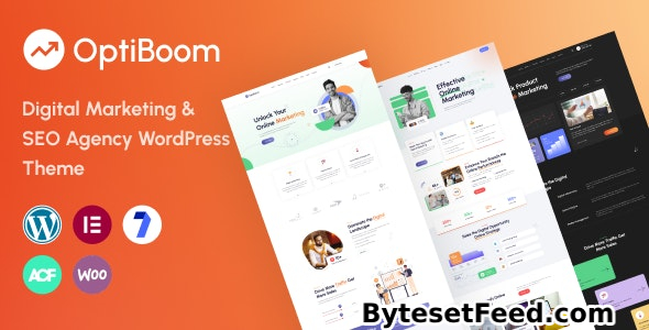 OptiBoom v1.0.1 – Digital Marketing & SEO Agency WordPress Theme