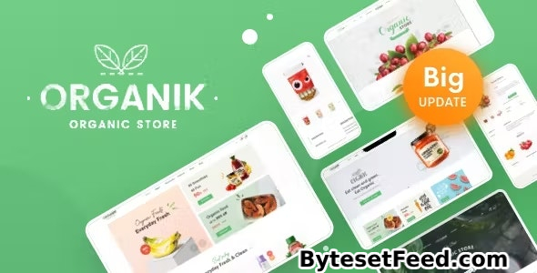 Organik v3.2.7 - An Appealing Organic Store