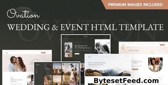 Ovation - Wedding & Event Photography HTML Template