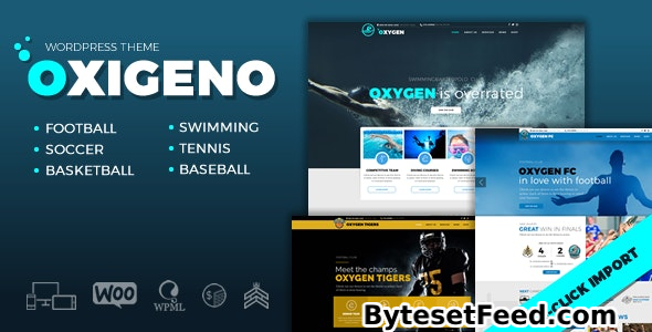 Oxigeno v1.3.9 – Sports Club & Team WordPress Theme