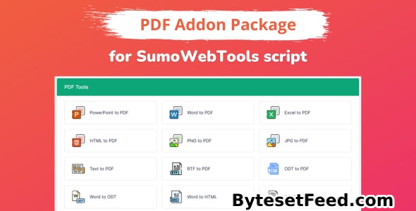 PDF Addon Package for SumoWebTools v1.0.2