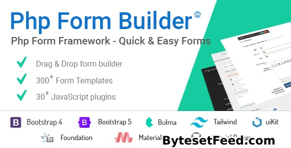 PHP Form Builder v6.0.2 - Advanced HTML forms generator with Drag & Drop - nulled