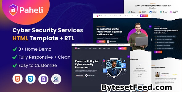 Paheli - Cyber Security HTML Template