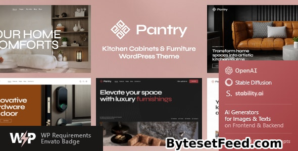 Pantry v1.1.1 - Kitchen Cabinets & Furniture WordPress Theme