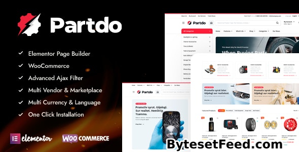 Partdo v1.1.9 - Auto Parts and Tools Shop WooCommerce Theme