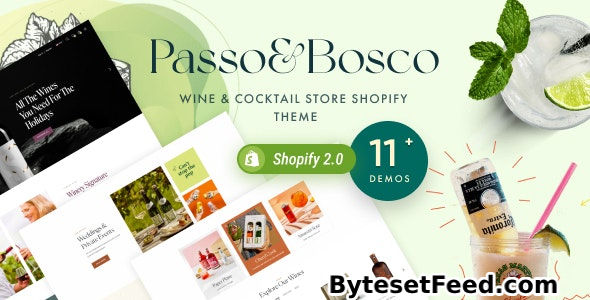 Passo Bosco v2.0 - Wine Shop and Planter Store Shopify Theme