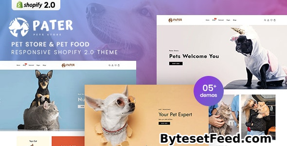 Pater v1.0 - Pet Store & Pet Food Responsive Shopify 2.0 Theme