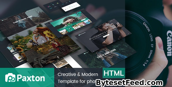 Paxton - Photography Portfolio Template