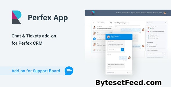 Perfex CRM Chat & Tickets App for Support Board v1.1.2