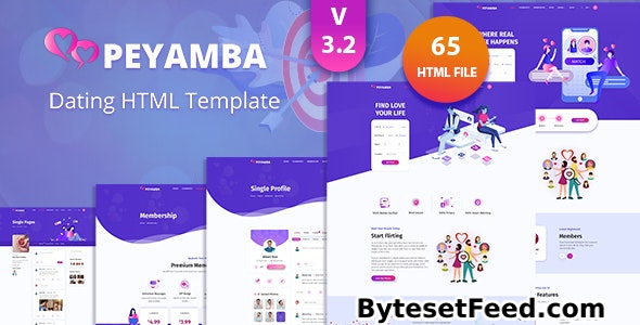 Peyamba - Dating Website HTML Template