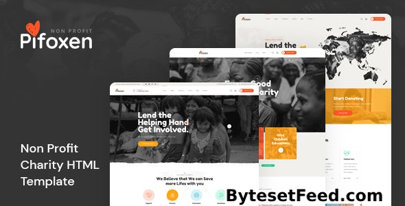 Pifoxen - Non Profit Charity HTML Template