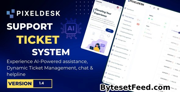 PixelDesk v1.3 - Support Ticket System With OpenAI