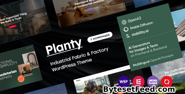 Planty v1.14 - Industrial Fabric & Factory WordPress Theme