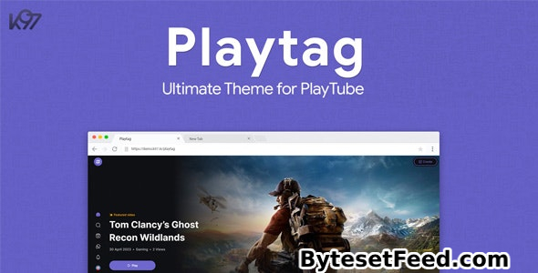 Playtag v1.0.6 - The Ultimate PlayTube Theme