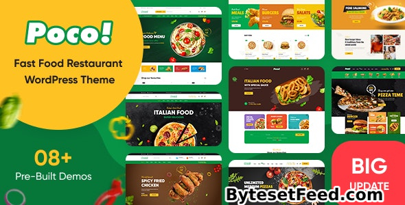 Poco v2.1.5 - Fast Food Restaurant WordPress Theme