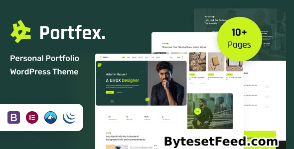 Portfex v1.0.0 - Personal Portfolio WordPress Theme