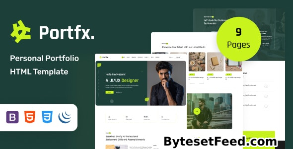 Portfx - Personal Portfolio HTML Template