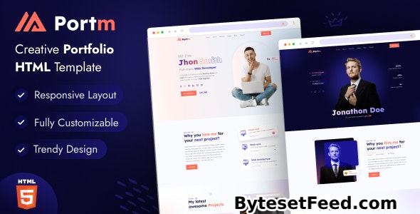 Portm - Personal Portfolio Template