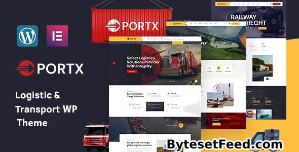 Portx v1.0.7 - Logistics and Transportation WordPress Theme