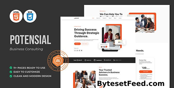 Potensial - Business Consulting HTML Template