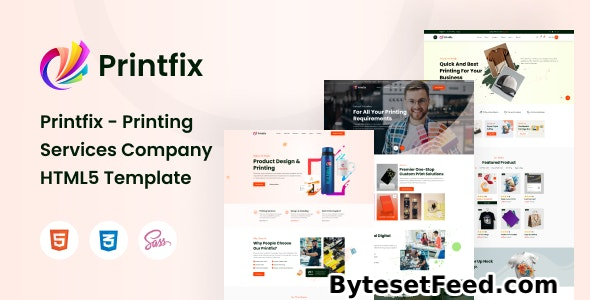 Printfix - Printing Services Company HTML5 Template