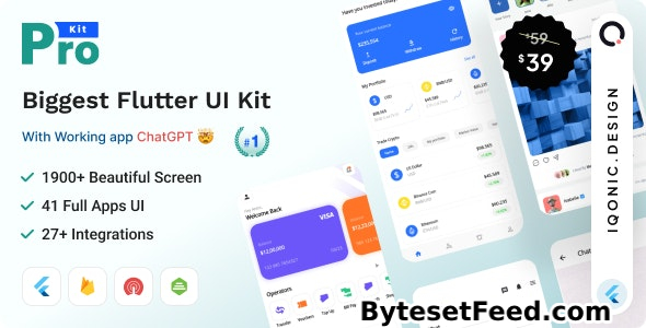 ProKit v6.5.0 - Best Selling Flutter UI Kit