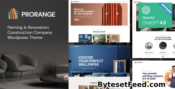 ProRange v2.3 - Painting & Renovation Construction Company WordPress Theme