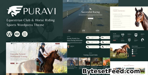 Puravi v1.0.1 - Equestrian Club & Horse Riding Sports Theme