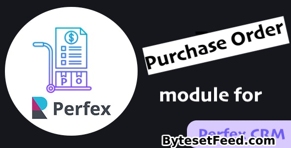 Purchase Order Module for Perfex CRM v1.0.8