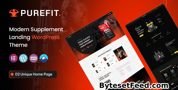 Purefit v1.0.0 - Health Supplement WordPress Theme