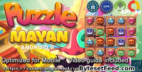 Puzzle Mayan (Admob + GDPR + Android Studio)