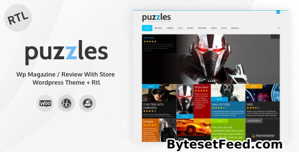 Puzzles v4.2.4 - WP Magazine / Review with Store WordPress Theme + RTL
