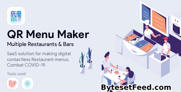 QR Menu Maker v4.0 - SaaS - Contactless restaurant menus