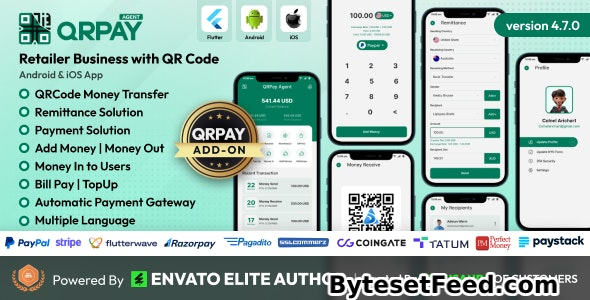 QRPay Agent v4.7.0 - Retailer Business with QR Code Android and iOS App