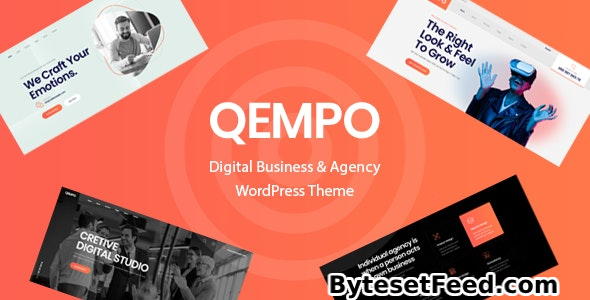 Qempo v1.3.2 - Digital Agency Services WordPress Theme