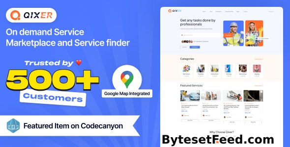 Qixer v2.2.0 - Multi-Vendor On demand Service Marketplace and Service Finder - nulled