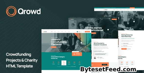 Qrowd - Crowdfunding Projects & Charity HTML Template