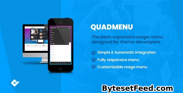 QuadMenu v3.1.0 - Themes Developer Mega Menu