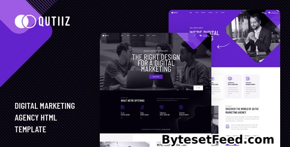 Qutiiz - Digital Marketing Agency HTML Template