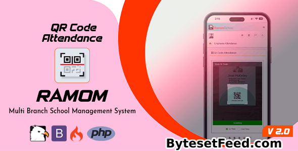 Ramom School QR Code Attendence v2.0